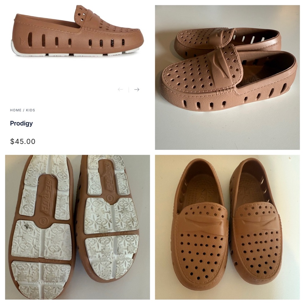 Floafers Prodigy Kids Slip-On in Brown